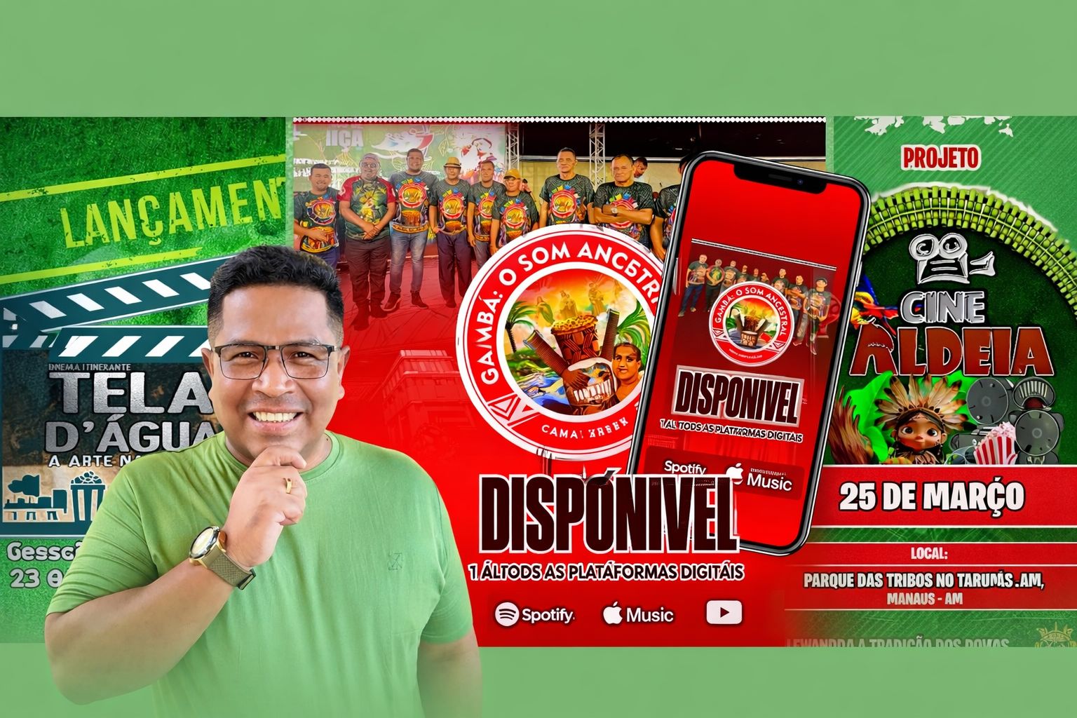 Gambá o Som Ancestral que vem da floresta