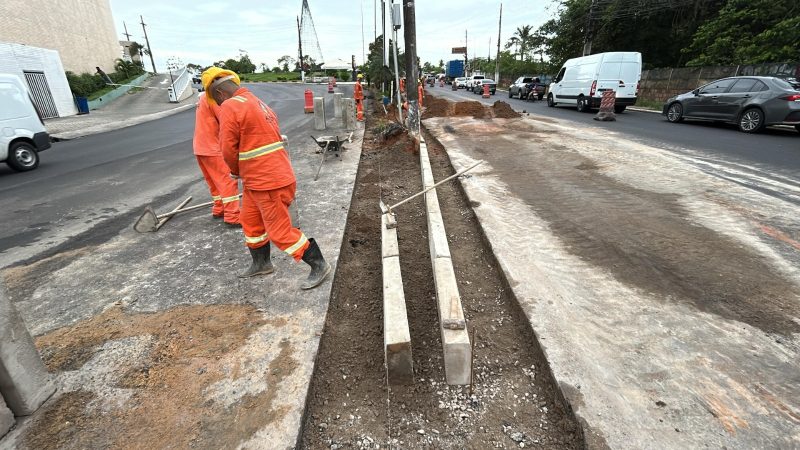 Prefeitura de Manaus avança para etapa final das obras de alargamento da ponte na avenida do Turismo
