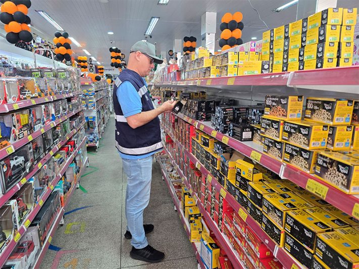 Inmetro identifica irregularidades brinquedos, luminárias e alimentos
