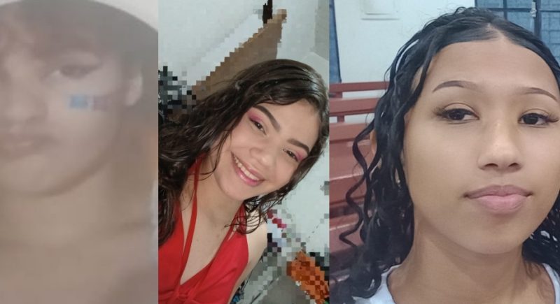 Polícia Civil divulga imagens de três adolescentes que desapareceram em locais distintos de Manaus