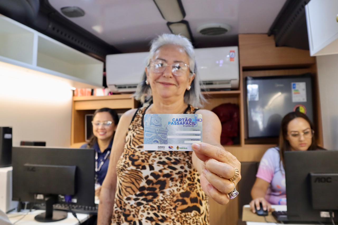 Mais de 58 mil idosos são beneficiados em Manaus com mais conforto e praticidade no transporte coletivo em 2025