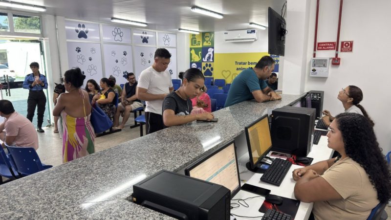 Hospital Público Veterinário do Amazonas ultrapassa 127 mil procedimentos em três meses de funcionamento