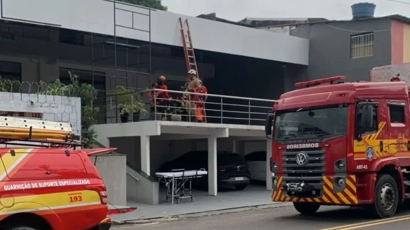 Trabalhador sofre descarga elétrica durante instalação de placas no Parque 10 em Manaus