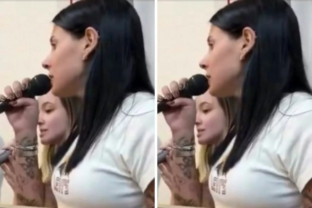 Ana Castela solta a voz em missa dominical