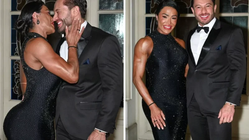 Gracyanne Barbosa surge aos beijos com novo namorado