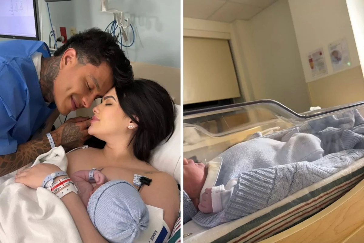 Emily Garcia e Victor Igoh anunciam nascimento do filho