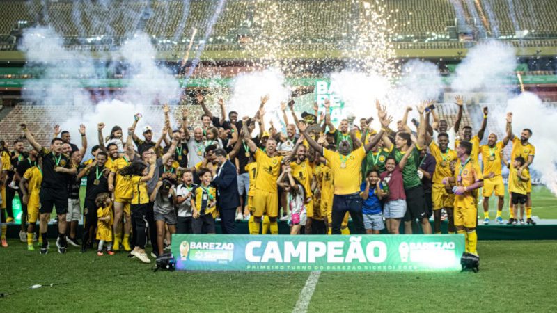 Amazonas vence nos pênaltis e é tricampeão do 1º turno do Barezão