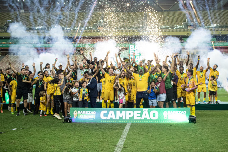 Amazonas vence nos pênaltis e é tricampeão do 1º turno do Barezão