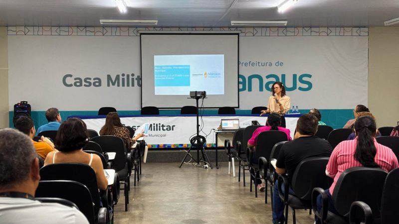 Servidores da Prefeitura de Manaus participam de atualização sobre a Reforma da Previdência Municipal