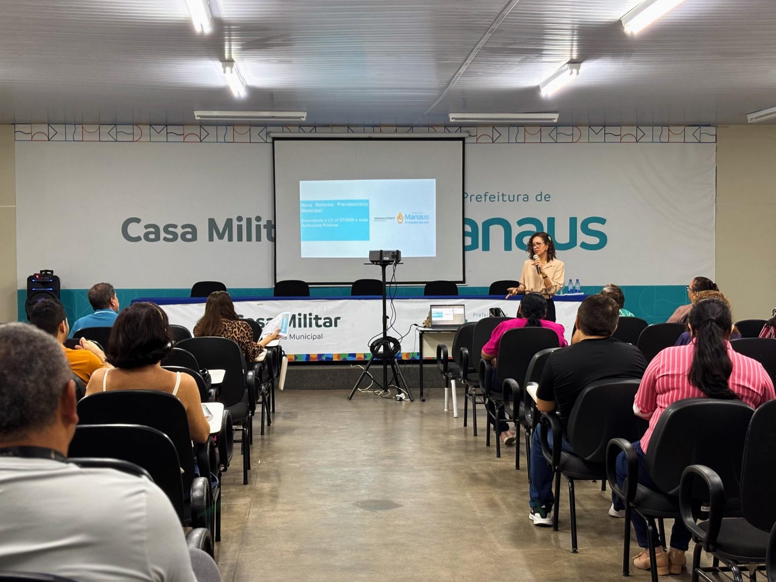 Servidores da Prefeitura de Manaus participam de atualização sobre a Reforma da Previdência Municipal