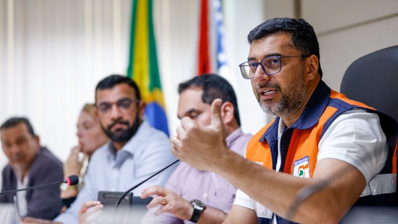 Wilson Lima alinha ações estratégicas para enfretamento à cheia de 2026, durante reunião do Comitê Permanente de Enfrentamento a Eventos Climáticos e Ambientais