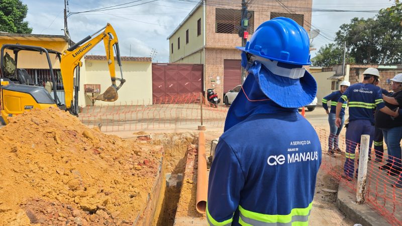 Águas de Manaus realiza obras de esgotamento em oito áreas da capital