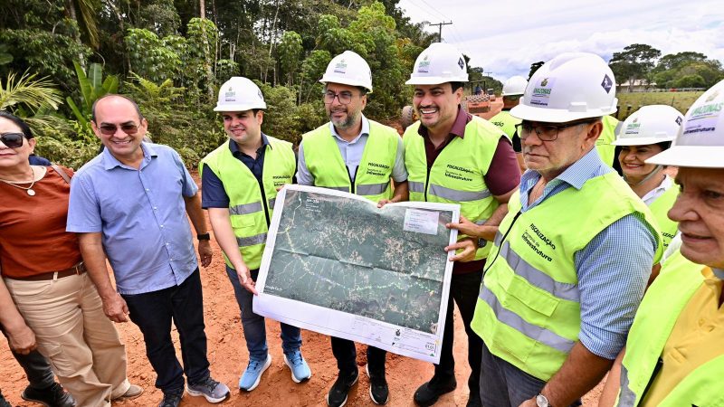 Roberto Cidade cumpre agenda em Autazes com entrega de escola de tempo integral e obras na AM-254