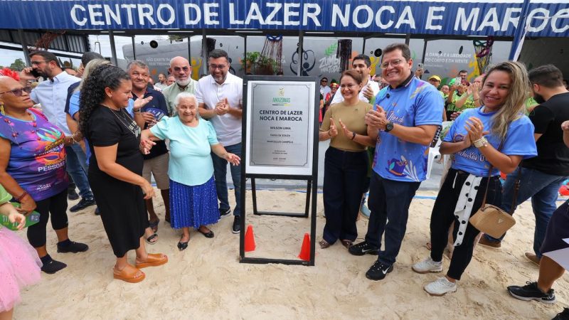 Governador Wilson Lima inaugura Centro de Lazer Noca e Maroca, na zona norte de Manaus