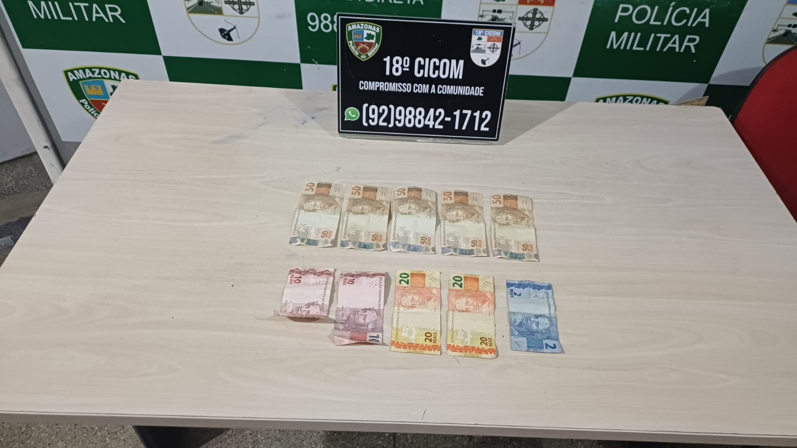 Polícia Militar do Amazonas prende homem que usava cédulas falsas para realizar compras
