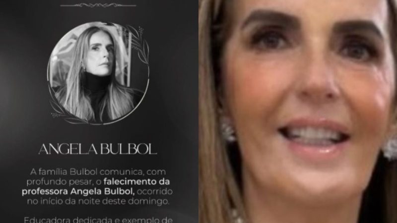 URGENTE: Família confirma neste domingo (22) a morte de Ângela Bulbol, ex-assessora de Amazonino Mendes