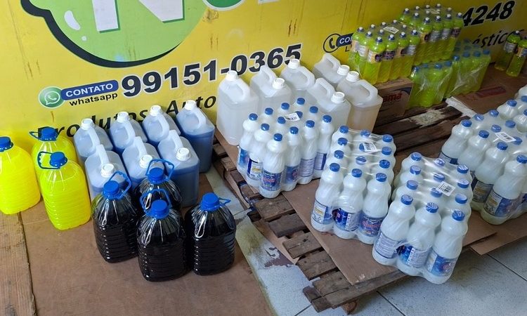 Loja de produtos de limpeza é fechada em Manaus por venda de itens falsificados