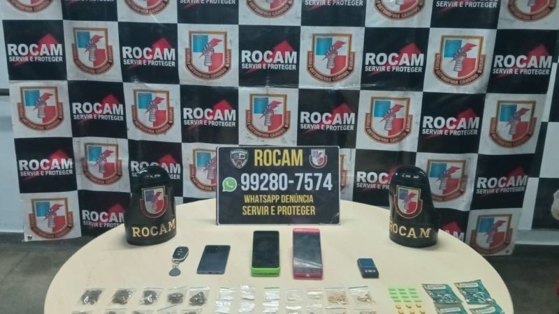 ROCAM prende motorista após atropelamento e apreensão de drogas em Manaus