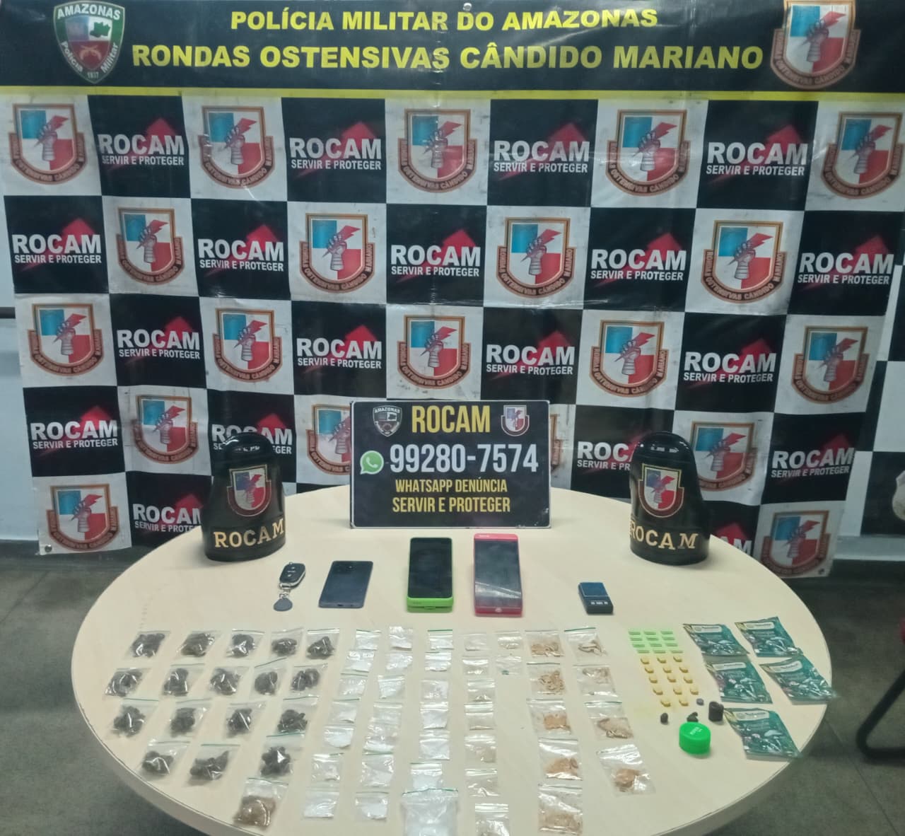 ROCAM prende motorista após atropelamento e apreensão de drogas em Manaus