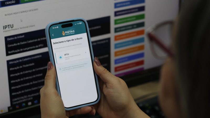 Pagamento antecipado do IPTU 2026 pelo carnê digital garante até 11% de desconto Por Prefeitura de Manaus