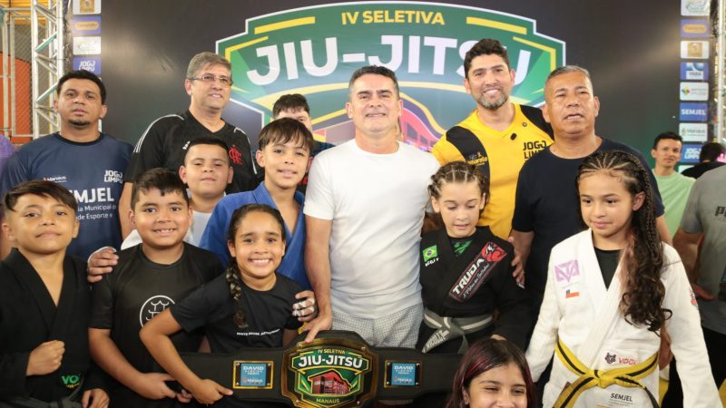 David Almeida celebra recorde de atletas na 4ª Seletiva Manaus de Jiu-Jitsu e garante apoio aos campeões
