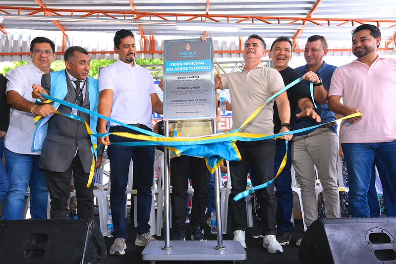 Prefeito David Almeida entrega a 29ª feira revitalizada e reforça modelo de requalificação da economia popular em Manaus