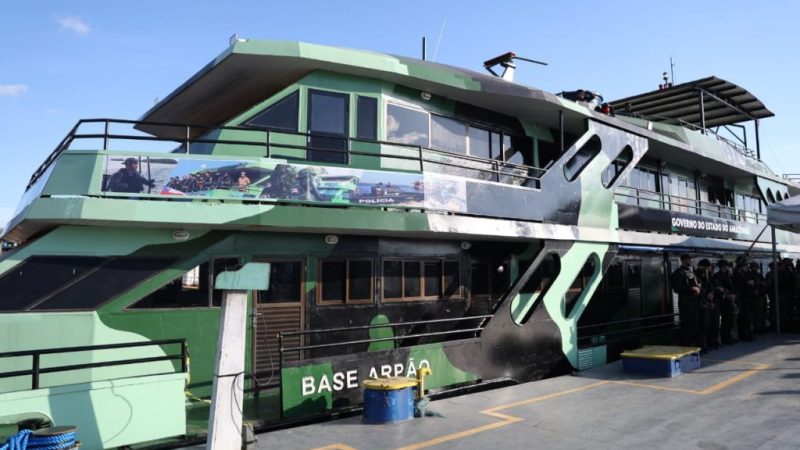 Governo do Amazonas posiciona Base Arpão 1 em Jutaí para fortalecer combate ao narcotráfico