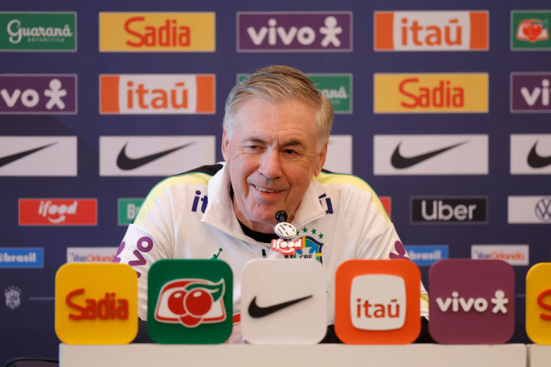 Ancelotti diz que Brasil tem talentos para ganhar a Copa