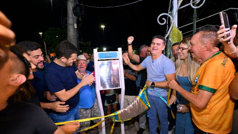 Prefeito David Almeida entrega ecoponto, ecobarreira e revitaliza ponte histórica na zona Sul de Manaus