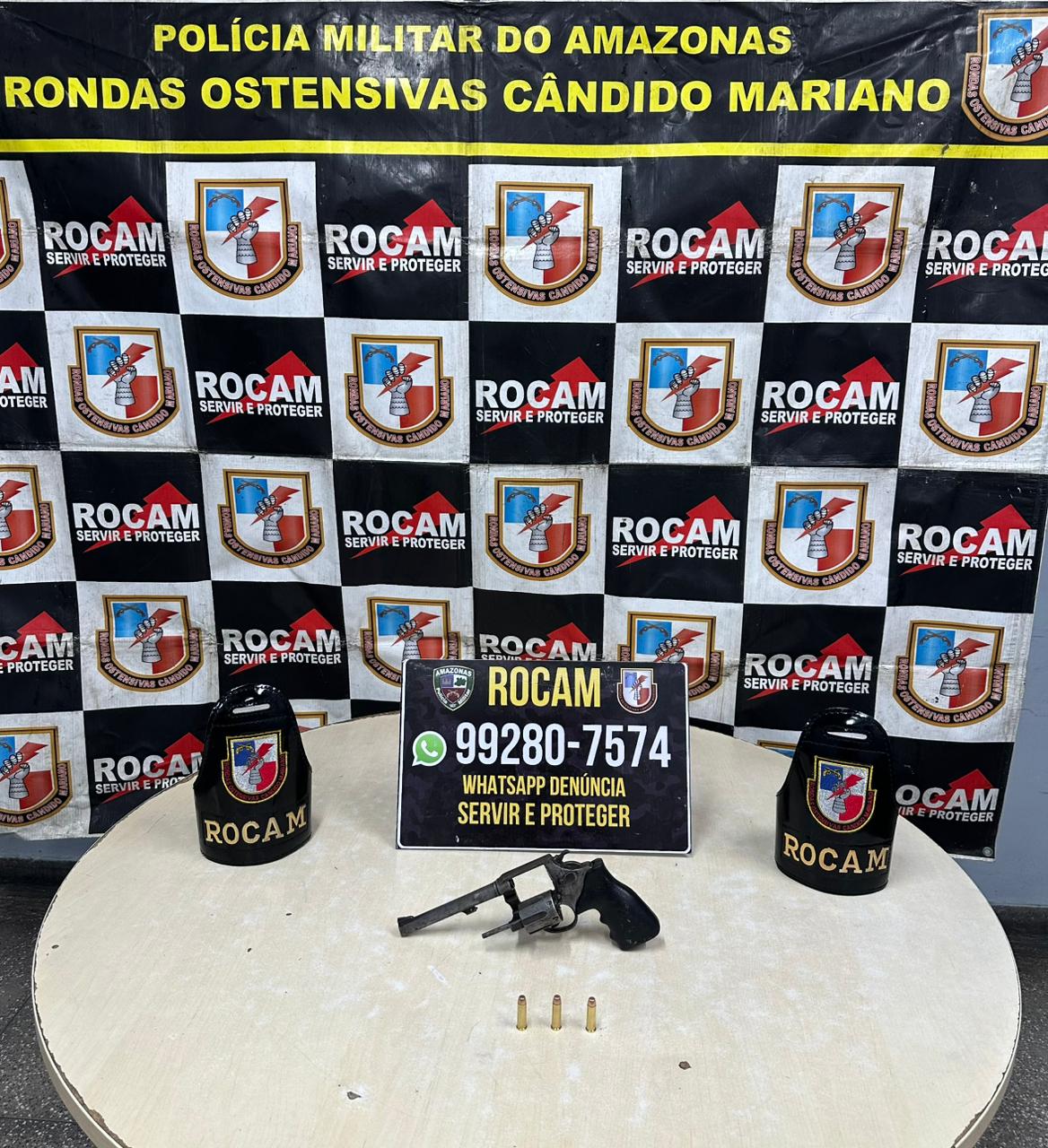 Polícia Militar do Amazonas apreende arma de fogo na zona leste de Manaus