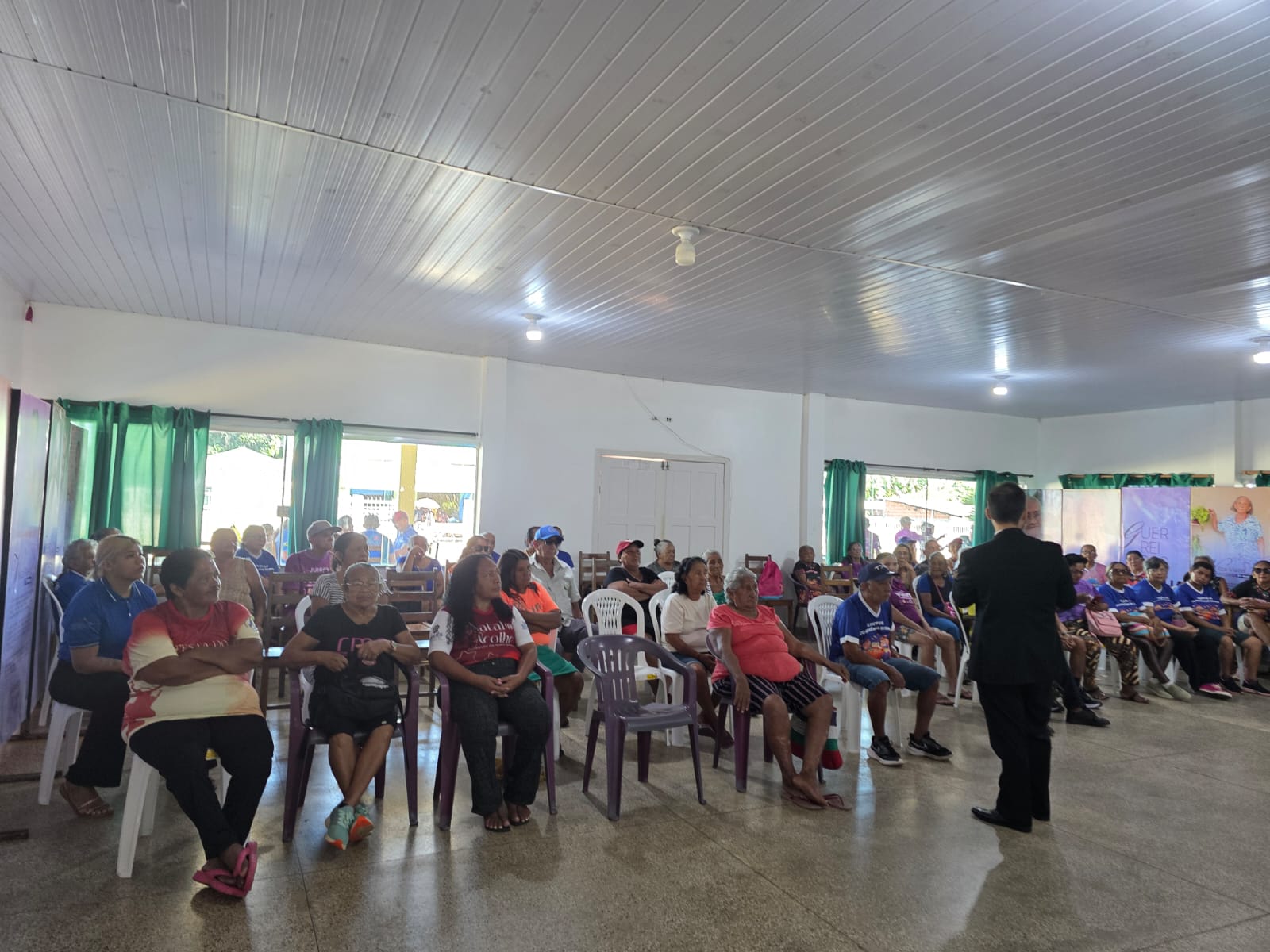 Em Maués, MP realiza visita ao Centro de Convivência do Idoso pelo projeto Cidadania 60+