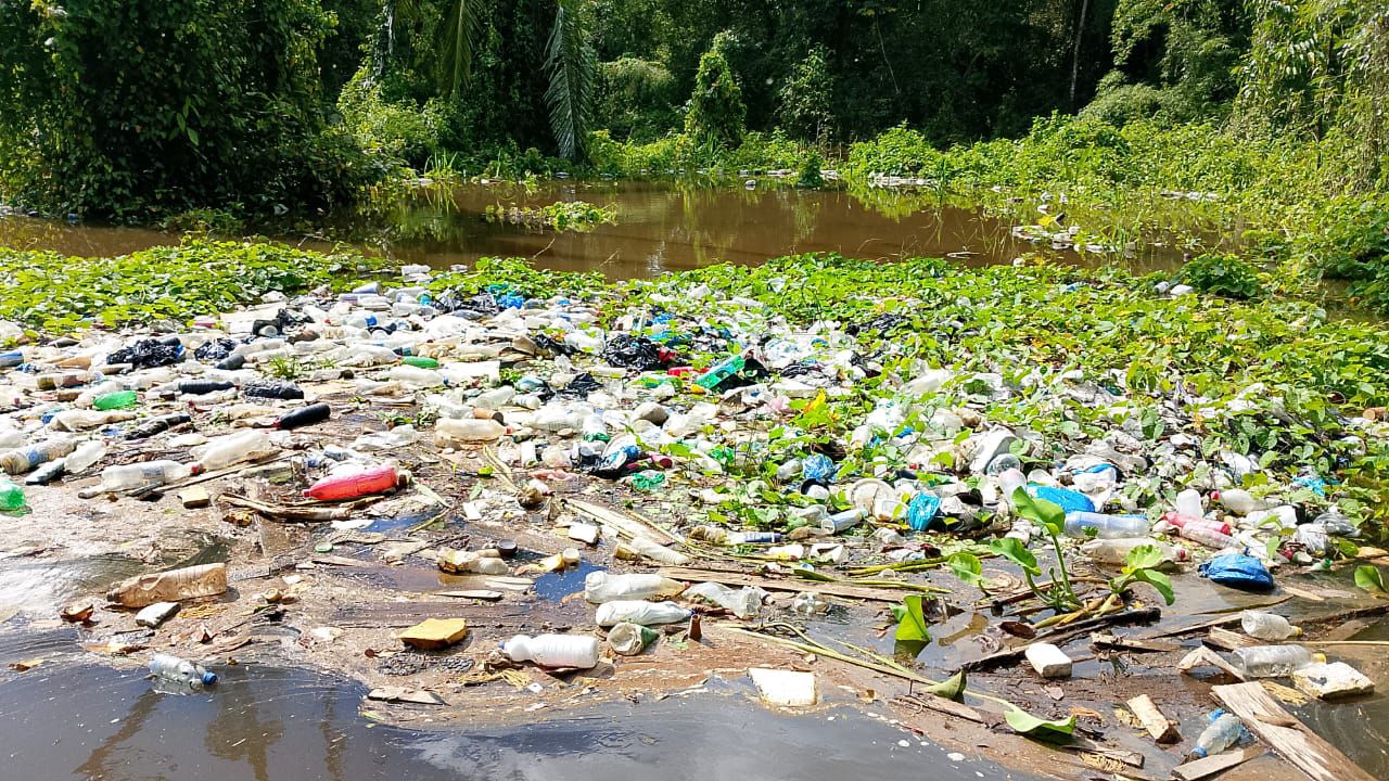 Dez meses após denúncia ambiental, lixo continua sendo descartado em área alagada de Anamã (AM)