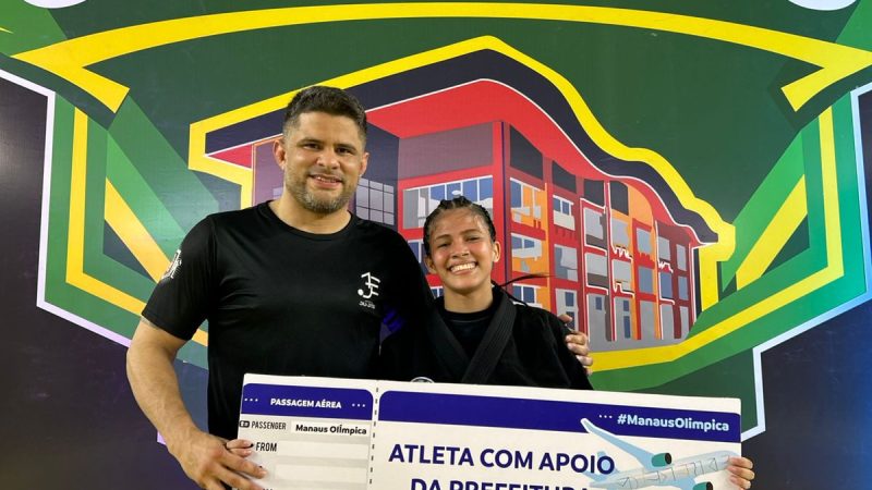 Campeã mundial Emily karoliny representará o Amazonas no Campeonato Brasileiro de Jiu-Jitsu em São Paulo