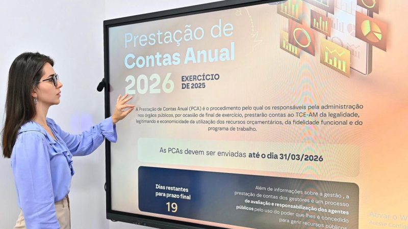Faltando menos de 20 dias para o fim do prazo, 363 prestações de contas ainda não foram enviadas ao TCE-AM