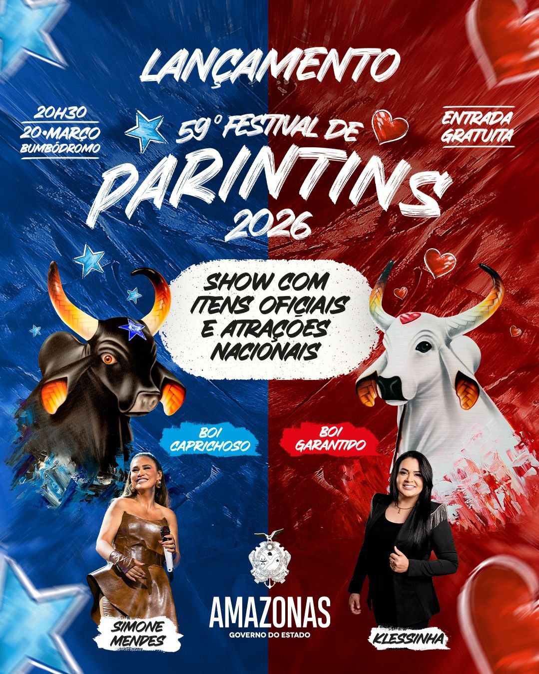 Parintins entra no clima da 59ª edição do Festival Folclórico e inicia contagem regressiva para o espetáculo de 2026