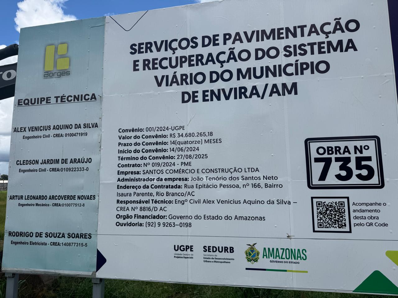 Moradores denunciam abandono de ruas em Envira e cobram ação da prefeitura.