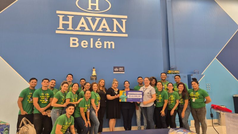 Havan doa cerca de R$ 810 mil do Troco Solidário para instituições da região Norte do país