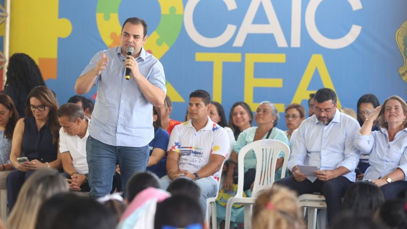 Na entrega de novo CAIC TEA, Roberto Cidade reforça compromisso com a causa do autismo no Amazonas