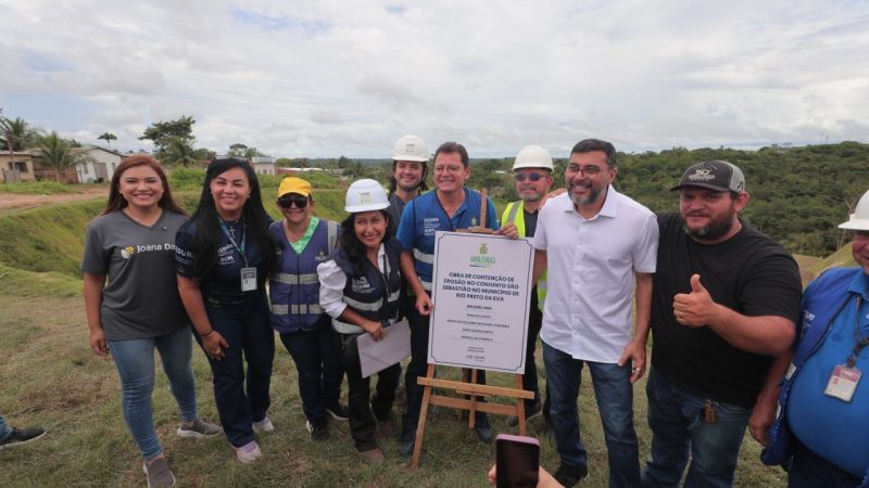 Em Rio Preto da Eva, governador Wilson Lima entrega obra de contenção e vistoria reforma do hospital no aniversário de 44 anos do município