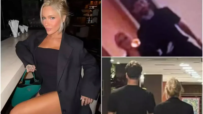 Karoline Lima é flagrada com jogador do Flamengo