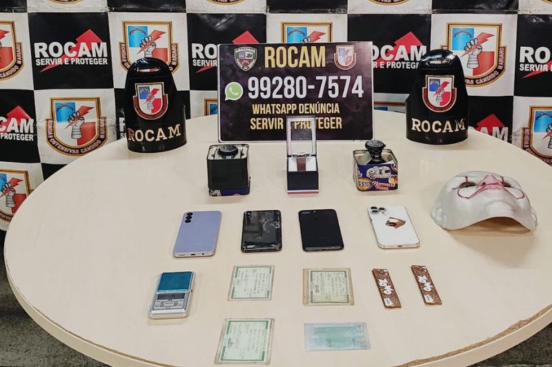 Casal é preso suspeito de roubo de produtos avaliados em R$ 10 mil em loja de Manaus