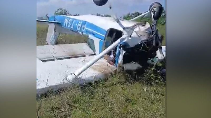 Piloto morre em queda de avião monomotor no Aeroclube de Manaus
