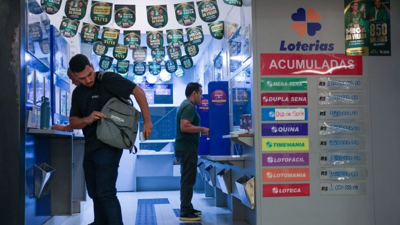 Mega-Sena acumula novamente e prêmio principal vai para R$ 105 milhões
