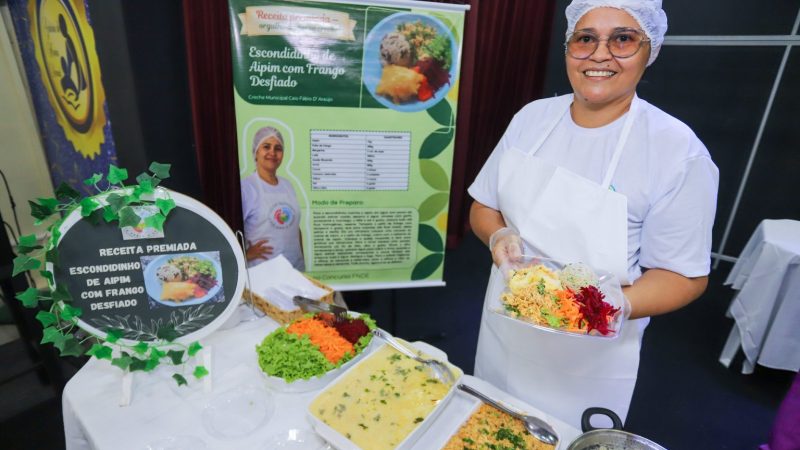 Três unidades de ensino da Prefeitura de Manaus avançam para fase final em concurso nacional de Melhores Receitas de Alimentação Escolar
