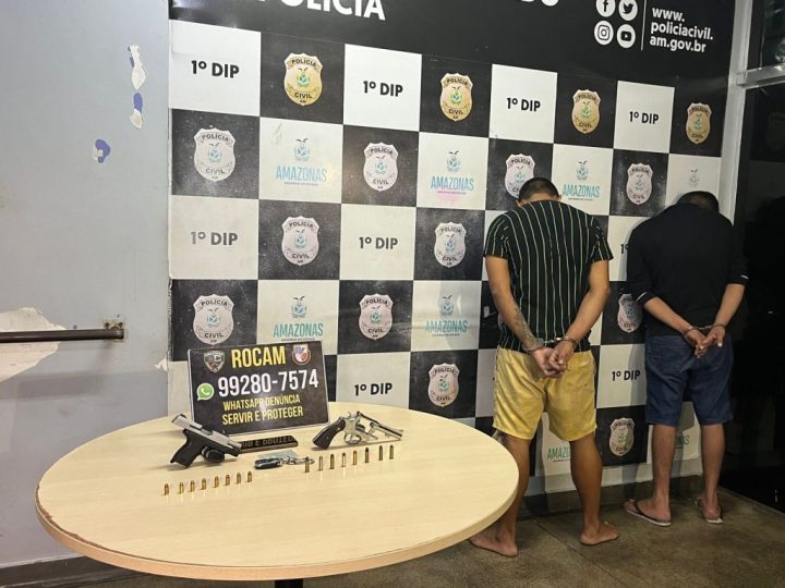 Dupla é presa após assalto a autopeças em Manaus