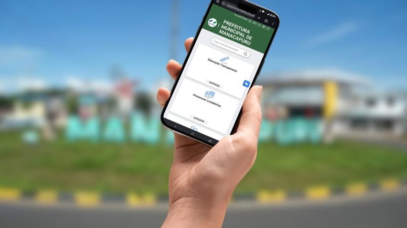 Justiça atende pedido do MP e exige atualização do Portal da Transparência da Prefeitura de Manacapuru