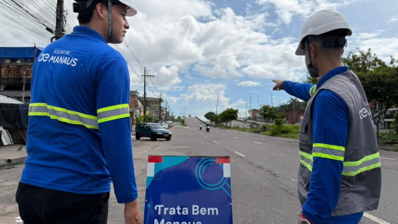 Águas de Manaus realiza melhorias no sistema de esgoto que vão beneficiar moradores da Betânia e Distrito Industrial