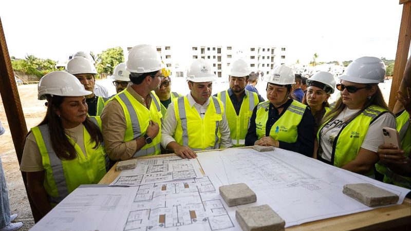 Amazonas Meu Lar: governador interino Roberto Cidade acompanha avanço das obras no Residencial Tarumã