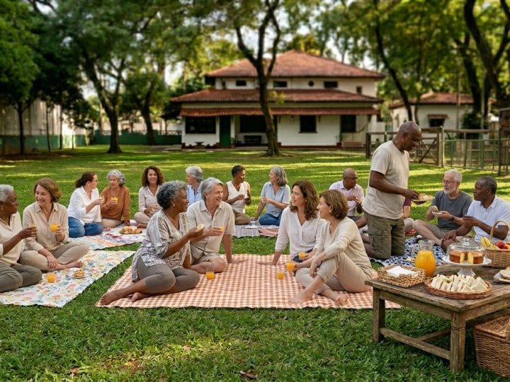 Piquenique para idosos reforça proposta de envelhecimento ativo em Manaus