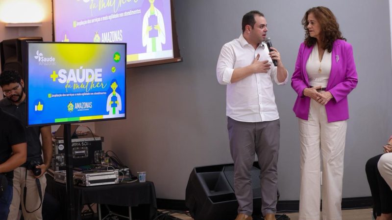 Governador interino Roberto Cidade lança ações para ampliar atendimento à saúde feminina com o programa +Saúde da Mulher
